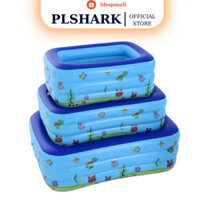 Bể bơi mini PLSHARK 3 Tầng, Thành Cao, Đáy Chống Trượt  [ HÀNG LOẠI 1 DÀY DẶN ]