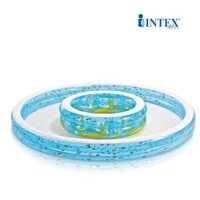 Bể bơi phao 2 vòng 2m79 có vòi phun mưa INTEX 57143