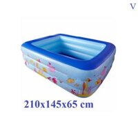 Bể Bơi Phao 210x145x65cm Bể Phao Bơi Cho Bé