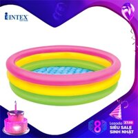 Bể bơi phao 3 tầng 1m47 INTEX 57422 - Hồ bơi cho bé mini Bể bơi phao trẻ em