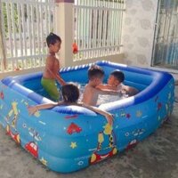 Bể Bơi Phao Cho Bé 3 Tầng 1m8 – Có Đáy Chống Trượt