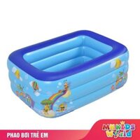 Bể bơi phao cho bé 3 tầng đủ tất cả kích cỡ có đế chống trượt, siêu dày dặn - 150cm