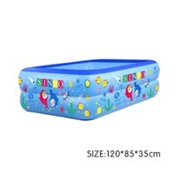 BỂ BƠI - PHAO CHO BÉ HÌNH CHỮ NHẬT 1.2M ( SIÊU GIÁ RẺ .VN )