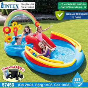 Bể bơi phao có cầu trượt Intex 57453