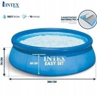 Bể bơi phao gia đình 366*76cm INTEX 28130