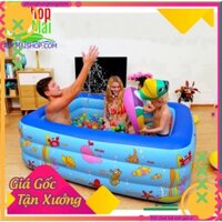 bể bơi phao Hồ bơi Xia Le SL-C015 3 Tầng đáy Masage cho bé trò chơi thư giản, hồ bơi trong căn nhà cho bé - CHỢ LỚN GIÁ