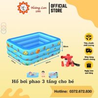 Bể Bơi Phao Hơi Cho Bé, Hồ Bơi Bơm Hơi 3 Tầng Đủ Size Cho Bé