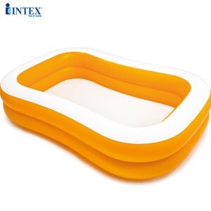 Bể bơi phao chữ nhật màu cam Intex 57181