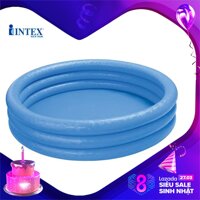 Bể bơi phao INTEX xanh thủy tinh 1m14 59416 - Hồ bơi cho bé mini Bể bơi phao trẻ em LazadaMall