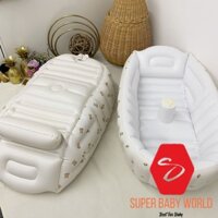Bể Bơi Phao Tắm Cho Bé Umoo UM-03113, Bồn Tắm Bơm Hơi Tự Động Chất Liệu PVC Bền Đẹp, An Toàn  Cho Trẻ Nhỏ