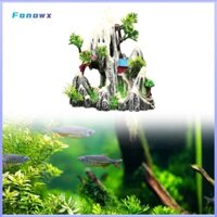 Bể Cá Cảnh Quan Nhân Tạo Rockery Trang Trí Cho Cá Nhỏ Tôm Chơi Đa Năng Sống Động Như Thật Cây Đá Trang Trí