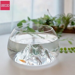 Bể cá để bàn mini tròn