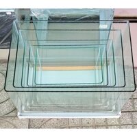 Bể cá, hồ cá ĐÚC uốn góc / DẤU KEO - NHIỀU PHÂN LOẠI đã mài thành bể.