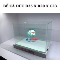 BỂ CÁ, HỒ CÁ KÍNH ĐÚC DÀI 35CM X 20CM X 23CM