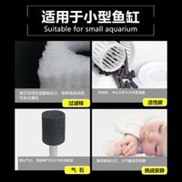 Bể Cá Lọc Nước Cổ Tích Bể Cá Nuôi Cá Nhỏ Sục Khí Bơm Lọc Bằng Khí Nén Giảm Tiếng Ồn Mini Bồn Cầu Sạ