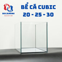 Bể cá mini CUBIC( 20-25-30cm) dành cho nuôi cá cảnh hoặc chơi thủy sinh