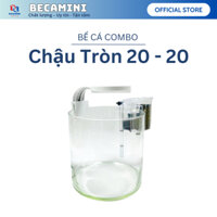 Bể cá mini để bàn COMBO kèm phụ kiện ( ống 20x20 )