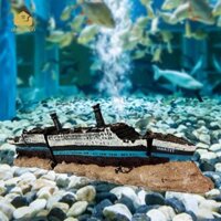 Bể Cá Titanic Tàu Trang Trí Bộ Sưu Tập Nhựa Trang Trí Bể Cá
