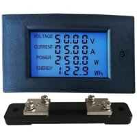 Be > cho DC 50A 5KW Kỹ Thuật Số Wattmeter Bảng Điều Khiển Điện Máy Đo Màn Hình Năng Lượng Vôn Kế Năng Lượng Mặt Trời Đồng Hồ Đo Năng Lượng Mặt Trời Màn Hình LCD