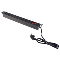 Be > Dải nguồn kim loại có thể gắn được 1U PDU 250V 10A Bảo vệ chống sét với 8 ổ cắm