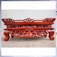 Bệ đài nước - Mâm tế - Mâm bịch - Mệ đựng chén nước thờ gỗ hương