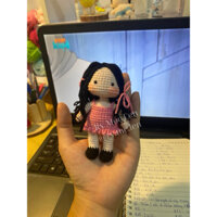 Bé doll bằng len 10cm
