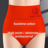 Bé Gái Benming Năm Quần Lót Màu Đỏ Kết Hợp Benming Năm Nữ Quần Lót Đỏ Eo Cao Bụng Narrow Cotton Nguyên Chất Thoáng Khí Kháng Khuẩn Cotton Đáy Size Lớn F