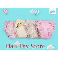 BÉ GÁI, BỘ 5 TÃ QUẦN TẬP BỎ BĨM THƯƠNG HIỆU GOOD MAMA 7 LỚP CHO BÉ TỪ 5 ĐẾN 16KG