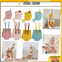 Bé Gái Dây Đeo Quần Sơ Sinh Bé Suspender Quần Short Xuân Thu Bé Gái Bé Trai Cao Cấp Yếm Quần Short Băng Quần Legging Tổng Thể