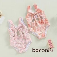 Bé Gái Đồ Bơi Trẻ Sơ Sinh Không Tay Một Mảnh Tắm Phù Hợp Với Lưng Rỗng Ra Đồ Bơi Đi Biển Mùa Hè Bikini Tankini