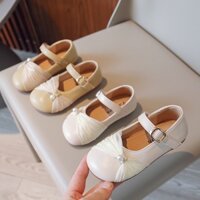 Bé Gái Giày Công Chúa Trẻ Em Học Sinh Da Giày Đi Học Đế Mềm Chống Trơn Trượt Dollshoes Mary Jane Giày Cho Trẻ Em