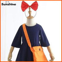 Bé Gái Kiki Dịch Vụ Giao Hàng Halloween Trang Phục Hóa Trang Đầm Phù Thủy Kawaii Trẻ Em Kiki Đầm