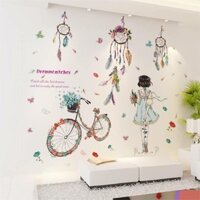 Bé gái quay lưng và vòng catcher