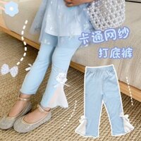 Bé Gái Sanrio Quần Anime Kuromi Giai Điệu Cinnamorol Trẻ Em Quần Legging Cotton Quần Trẻ Em Quần Dễ Thương