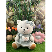 bé gấu bông mặc váy siêu xinh