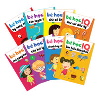 Bé Học IQ - Phát Triển Trí Tuệ Cho Bé Bộ Túi 8 Cuốn