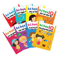 Bé Học IQ - Phát Triển Trí Tuệ Cho Bé Bộ Túi 8 Cuốn