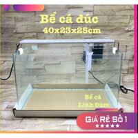 Bể kính đúc uốn góc [Kích thước: 40*23*25cm] Bể cá cảnh | Hồ thủy sinh