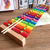 Bé mầm non giáo dục trẻ âm nhạc đồ chơi piano và tay quãng tám Giáo dục sớm trẻ em của gõ xylophone 8 quy mô 123 tuổi Đồ chơi bằng gỗ