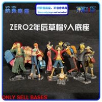 Bệ Nghỉ Ngơi Đế Acrylic Trong Suốt Hình One Piece ZERO Luffy nami zoro robin sanji brook usopp