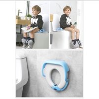 Bệ ngồi thu nhỏ bồn cầu cho bé Chicco đế lót mềm an toàn vệ sinh/Mom Space