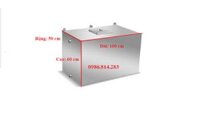 Bể nước inox 300 lít ( 0.3 m3) – tùy chỉnh kích thước theo thiết kế