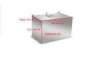 Bể nước inox 4000 lít ( 4 m3) – tùy chỉnh kích thước theo thiết kế