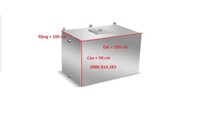 Bể nước inox 500 lít (0.5 m3) – tùy chỉnh kích thước theo thiết kế