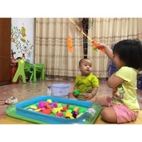 Bể phao câu cá  cho bé
