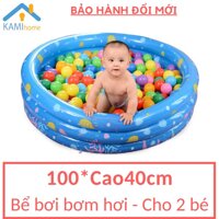 Bể phao hồ bơi bơm hơi Tròn (100*Cao40cm) cho trẻ em bé Nhà bóng Lều Banh Lều bóng Bể bơi Hồ bơi Phao bơi nha leu banh bong be boi ho boi nhabong leubanh leubong beboi hoboi phaoboi [bonus]