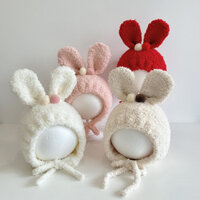 Bé Sơ Sinh Mũ Mùa Thu Đông Cho Bé Len Mũ Thỏ Tai Nam Nữ Kho Báu Dệt Kim Mũ Mùa Đông Trẻ Sơ Sinh