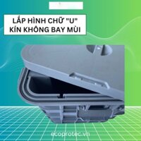 Bể Tách Dầu Mỡ Bẫy Mỡ 25L Có Khoá Lắp An Toàn Ngăn Mùi Côn Trùng Bể Bẫy Mỡ Cho Gia Đình Chung Cư Bể Lọc Mỡ Bồn Rửa Bát