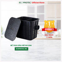 Bể Tách Dầu Mỡ, Bẫy Mỡ Thông Minh Ecoprotec 40L Âm Sàn Dành Cho Gia Đình, Nhà Hàng, Khách Sạn