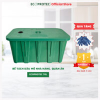 Bể Tách Dầu Mỡ, Bẫy Mỡ Thông Minh Ecoprotec 70L Dành Cho Gia Đình, Nhà Hàng, Khách Sạn